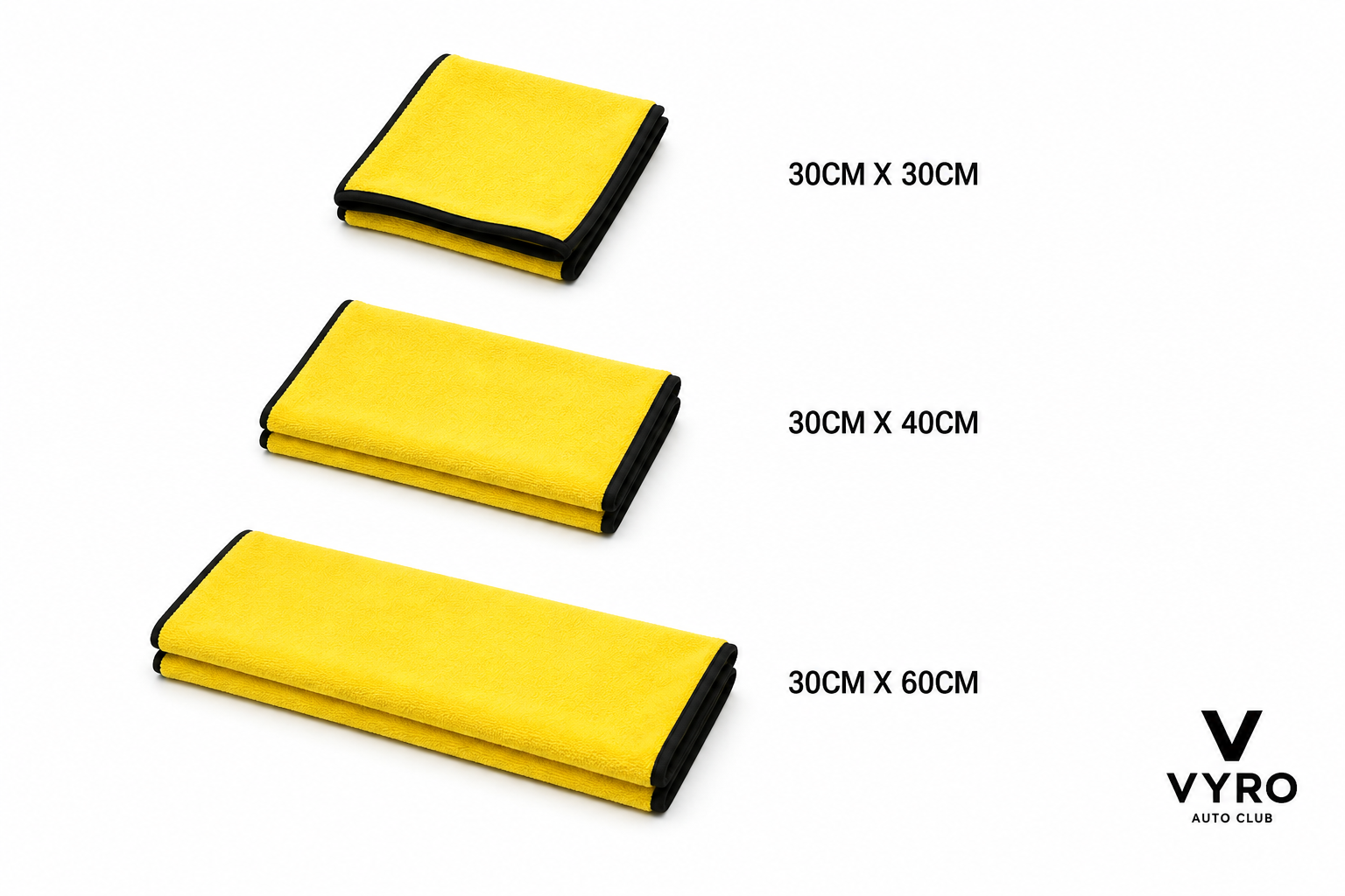 Edgeless Microfiber Detailing Towels